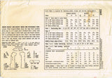 Simplicity 2362: 1950s Easy Misses Slender Dress Sz 33 B Vintage Sewing Pattern