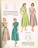 Simplicity 2394: 1940s Lovely Misses Day Dress Sz 32 B Vintage Sewing Pattern
