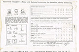 Simplicity 2418: 1940s Cute Uncut Toddler Girls Dress Sz 6 Vintage Sewing Pattern