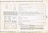 Simplicity 2474: 1940s Cute Misses Tennis Dress Size 32 B Vintage Sewing Pattern