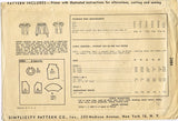 1940s Vintage Simplicity Sewing Pattern 2484 Easy Misses Peasant Blouse Sz 36 B