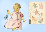 Simplicity 2618: 1930s Rare & Sweet Infant Layette Set Vintage Sewing Pattern