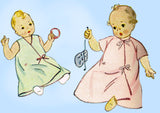 Simplicity 2618: 1930s Rare & Sweet Infant Layette Set Vintage Sewing Pattern