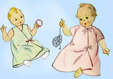 Simplicity 2618: 1930s Rare & Sweet Infant Layette Set Vintage Sewing Pattern
