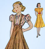 1930s Vintage Simplicity Sewing Pattern 2637 Little Girls 3 Piece Suit Size 10