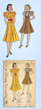 1930s Vintage Simplicity Sewing Pattern 2637 Little Girls 3 Piece Suit Size 10