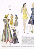 1930s Vintage Simplicity Sewing Pattern 2791 Misses Housecoat or Beachcoat 32B