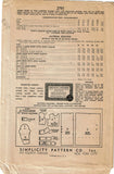 1930s Vintage Simplicity Sewing Pattern 2791 Misses Housecoat or Beachcoat 32B