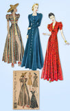 1930s Vintage Simplicity Sewing Pattern 2791 Misses Housecoat or Beachcoat 32B