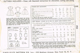 1940s Vintage Simplicity Sewing Pattern 2933 Toddler Girls Skirt Blouse Jumper Sz6