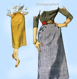 1950s Vintage Simplicity Sewing Pattern 3983 Uncut Easy Misses Skirt 24 Waist