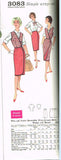 1960s Vintage Simplicity Sewing Pattern 3083 Reversible Wrap Skirt or Jumper 31B