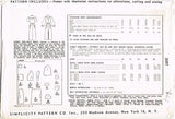 Simplicity 3097: 1940s Uncut Misses Shirtwaist Dress 38 B Vintage Sewing Pattern