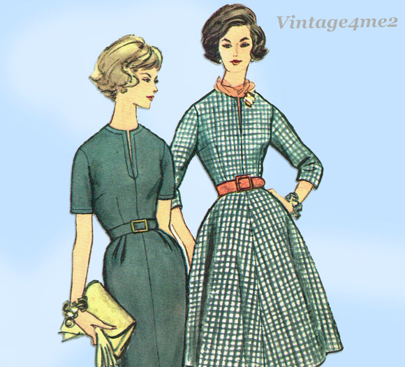 1950s Vintage Simplicity Sewing Pattern 3118 Uncut Misses Accesory Dress