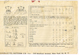 Simplicity 3148: 1940s Cute Toddler Girls Dress Size 3 Vintage Sewing Pattern