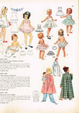 1950s Vintage Simplicity Sewing Pattern 3296 Baby Girls Slip & Undies Set -- Catalog Page from 1950
