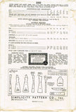 1940s Vintage Simplicity Sewing Pattern 3383 Uncut Misses WWII Dress Size 33 Bust