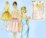 1960s Vintage Simplicity Sewing Pattern 3429 Misses Proportioned Slip Sz 36 B