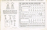 Simplicity 3509: 1950s Uncut Misses Raglan Dress Sz 32 B Vintage Sewing Pattern