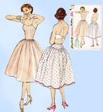 Simplicity 3739: 1950s Misses Petticoat and Slip Sz 30 B Vintage Sewing Pattern