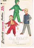 1950s Vintage Simplicity Sewing Pattern 4026 Classic Toddler Boys Snow Suit - Size 3