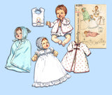 1960s Vintage Simplicity Sewing Pattern 4191 12 Inch Baby Doll Clothes Set