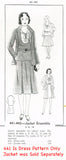 Simplicity 441: 1930s Uncut Toddler Girls Dress Size 6 Vintage Sewing Pattern - Vintage4me2 
