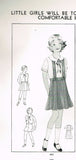 Simplicity 443: 1930s Uncut Girls Skirt & Blouse Size 10 Vintage Sewing Pattern