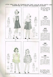 Simplicity 443: 1930s Uncut Girls Skirt & Blouse Size 10 Vintage Sewing Pattern