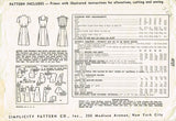 Simplicity 4727: 1940s Cute WWII Sun Dress & Topper 34 B Vintage Sewing Pattern