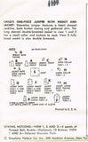 1950s Vintage Simplicity Sewing Pattern 4823 FF Toddler Girls Suit Size 2 21B