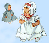 Simplicity 4830: 1940s 11in Tiny Tears Baby Doll Clothes Set Vintage Sewing Pattern