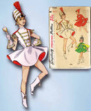 1950s Vintage Simplicity Sewing Pattern 4866 Toddler Girls Uncut  Majorette Costume Sz 6 Vintage4me2