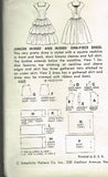 1950s Vintage Simplicity Sewing Pattern 4923 Uncut Misses Party Dress Sz 12 30B