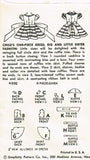 1950s Vintage Simplicity Sewing Pattern 4992 Toddler Girls Party Dress Sz 4 23B