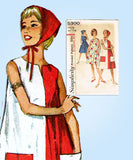 1960s Vintage Simplicity Sewing Pattern 5300 Uncut Misses Easy Tent Dress Sz LRG