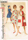 1960s Vintage Simplicity Sewing Pattern 5300 Uncut Misses Easy Tent Dress Sz LRG