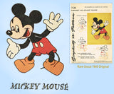 1940s Vintage Simplicity Embroidery Transfer 7126 Uncut Mickey Mouse Bedspread
