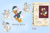 1940s Vintage Simplicity Transfer Pattern 7129 Uncut Donald Duck Bedspread Motif