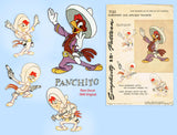 1940s Vintage Simplicity Transfer Pattern 7131 Uncut Panchito Bedspread Motif