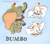 1940s Vintage Simplicity Transfer Pattern 7132 Disney Uncut Dumbo Kid Bedspread