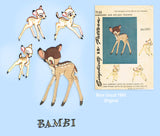 1940s Vintage Simplicity Transfer Pattern 7133 Disney Uncut Bambi Kid Bedspread