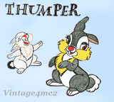 1940s Vintage Simplicity Transfer Pattern 7134 Disney Uncut Thumper Bedspread