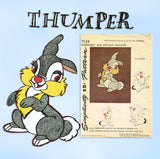 1940s Vintage Simplicity Transfer Pattern 7134 Disney Uncut Thumper Bedspread