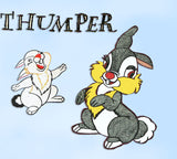 1940s Vintage Simplicity Transfer Pattern 7134 Disney Uncut Thumper Bedspread