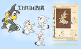 1940s Vintage Simplicity Transfer Pattern 7134 Disney Uncut Thumper Bedspread
