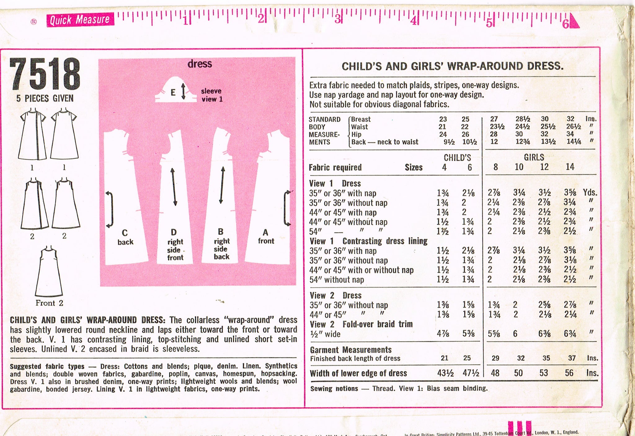 Vintage Style Bra Sewing Pattern #2050 Sizes 32 34 36 ABC Cups- PAPER  VERSION