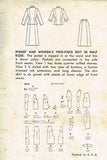 1950s Vintage Simplicity Sewing Pattern 8430 FF Misses Peplum Suit Size 31.5 B