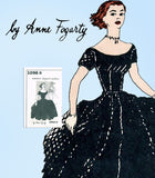 1950s Rare Vintage Designer Spadea Pattern 1096 Uncut Anne Fogarty Dress Sz 34 B - Vintage4me2