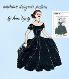 1950s Rare Vintage Designer Spadea Pattern 1096 Uncut Anne Fogarty Dress Sz 34 B - Vintage4me2